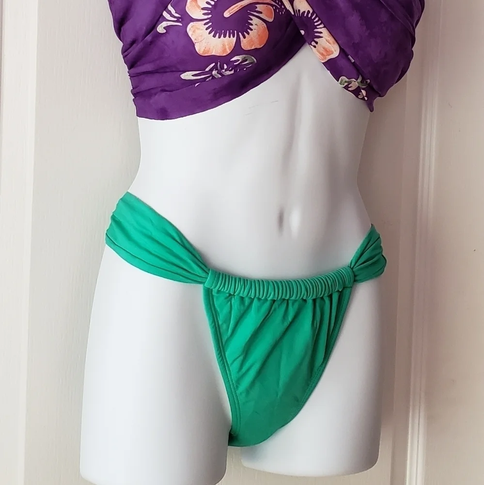 Despi Rio Style Bikini Bottom Green Size Large - Picture 6 of 6